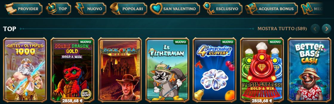 Gioca alle slot più popolari su MyEmpire Casino